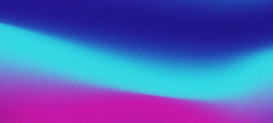 Grainy gradient abstract noise texture background with smooth gradient of deep blue cyan and...