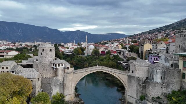 view of mostar in bosnia