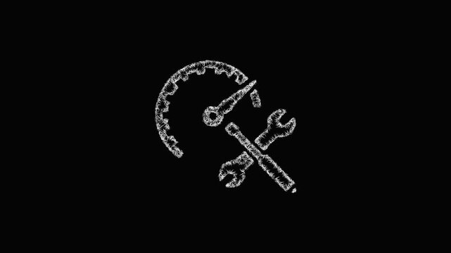 Sketch speed optimization icon animation - smooth progressive reveal