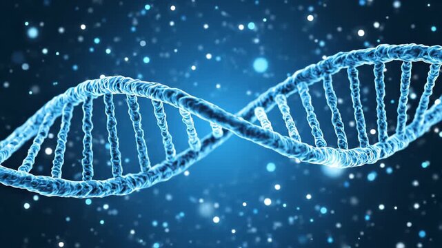 DNA Double Helix Structure Model.