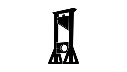 Naklejka premium heliotina symbol, black isolated silhouette