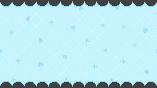 Cute lace and pastel-colored girly background frame