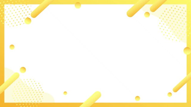 Simple and cute business frame background with geometric patterns and gradients.