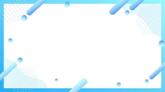 Simple and cute business frame background with geometric patterns and gradients.