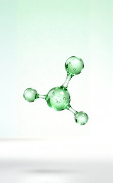 abstract molecule background