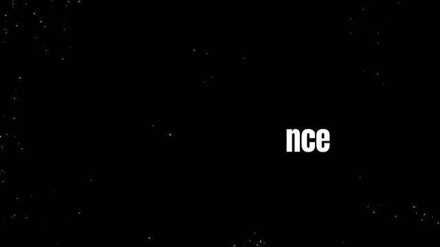 A motivational video about leadership and confidence with a futuristic background