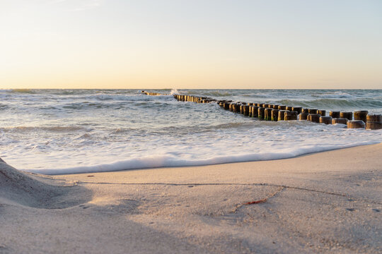 Abends am Ostseestrand