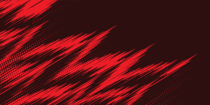 black red dragon decal brush fire volcano lava sakura Asia Japan anime style illustration sporty background banner style illustration.