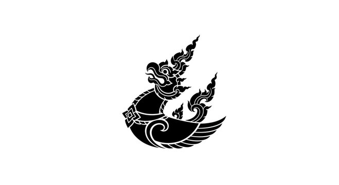 vector illustration of qilin mythology