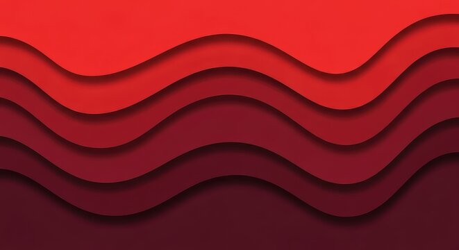 Red wavy layered paper cut background wallpaper poster banner download 2026 2027