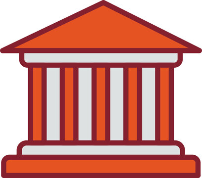 Parthenon Vector Icon