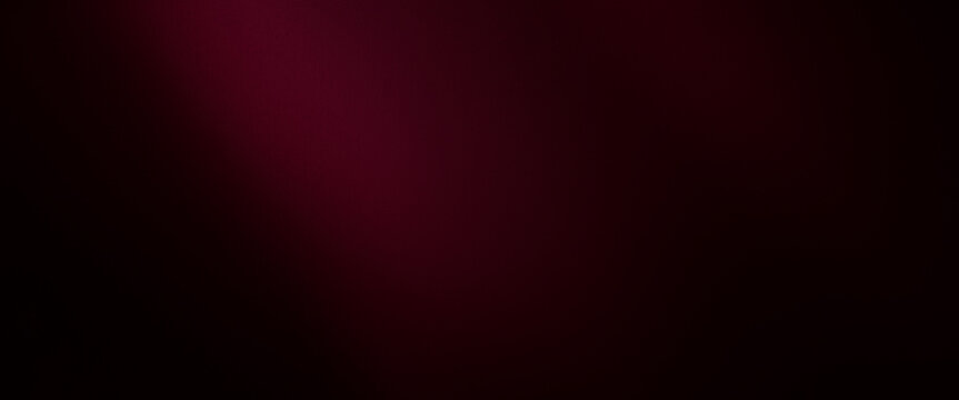 Dark burgundy cherry red burnt mahogany bordeaux maroon black. Shiny silk satin fabric. Elegant curtain drapery. Dark christmas background. Soft wavy folds. Glowing color gradient.