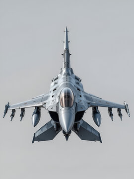 f 16 fighter jet isolated on transparent background