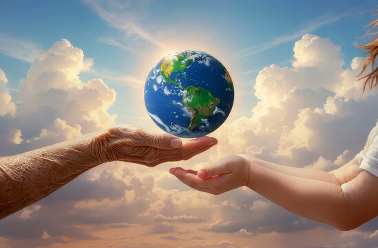 Passing the Earth Between Generations - A Symbol of Environmental Responsibility