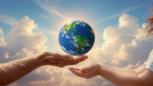 Passing the Earth Between Generations - A Symbol of Environmental Responsibility