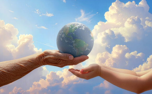 Passing the Earth Between Generations - A Symbol of Environmental Responsibility