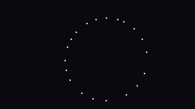 Abstract 4K circular dot pattern symbolizing a corporate digital wave or a technological pulse, perfect for modern business and data visualizations with high resolution