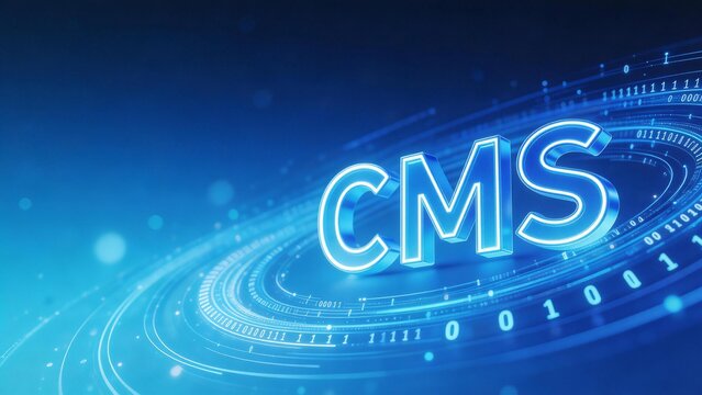 CMS technology graphic design