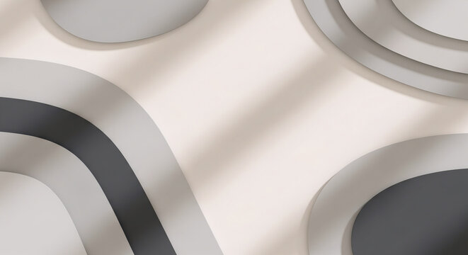 Smooth metallic waves forming an elegant modern abstract composition.