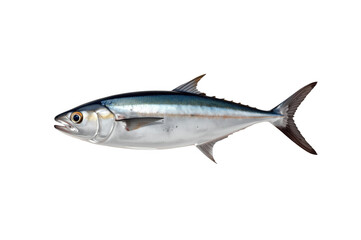 Fototapeta premium Fresh scomber fish swimming isolated on transparent background