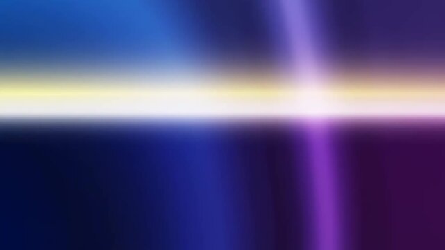 Cinematic Anamorphic Lens Flare with horizontal blue and purple light leak for futuristic backgrounds and video transitions.