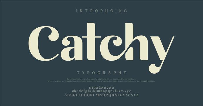 Introducing Catchy Typography Font Design