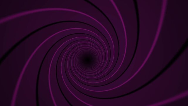 Abstract purple spiral design on a dark background with a white section at the bottom, featuring concentric circles in a mesmerizing pattern.