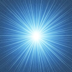 Obraz premium Radiant beams of light piercing through a serene cosmic backdrop