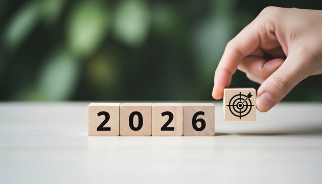 Holographic design concept for 2026 innovative visual representation