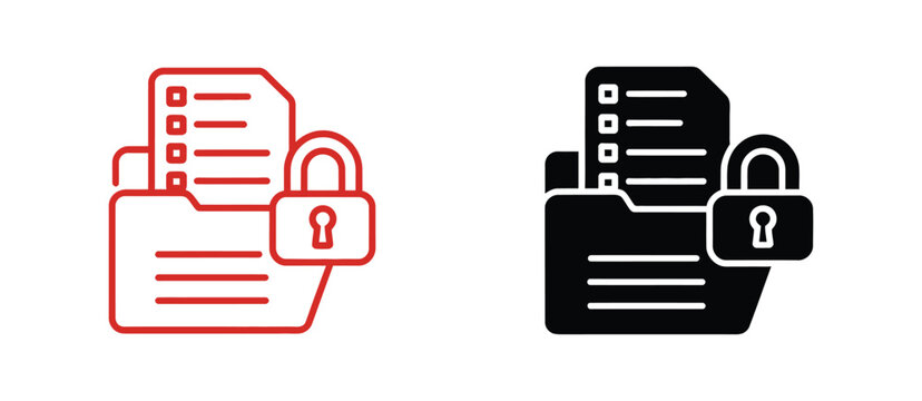 Document control multiple style icon collection, solid and outline icons, vector simple elements, document approval, workflow management, version tracking, business operations and productivity concept