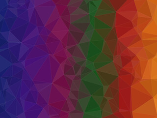 Fototapeta premium Geometric Crystal Grid Vibrant Triangulation Backdrop