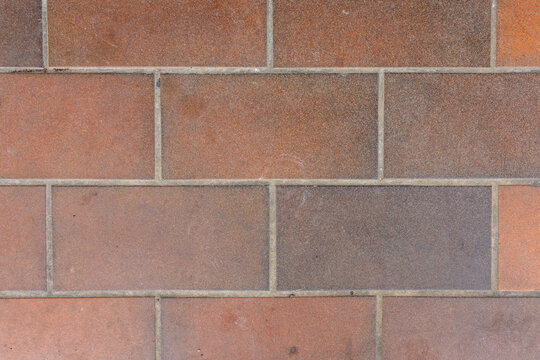 Mur en briques brunes &ndash; texture de ma&ccedil;onnerie en gros plan