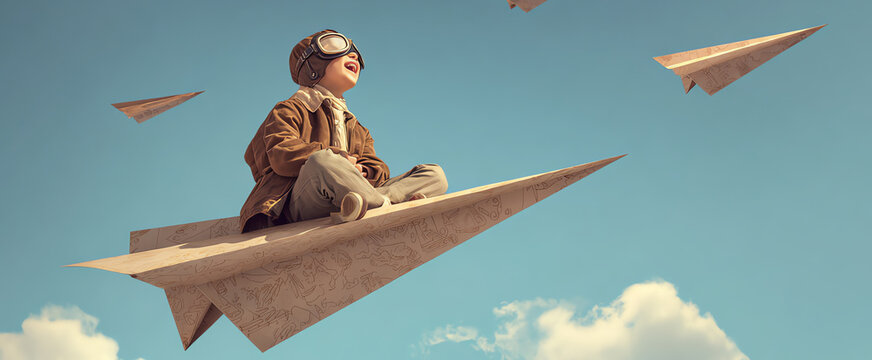 kid dream, AI generated