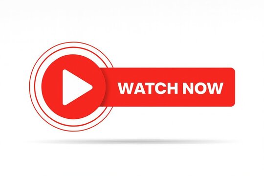 Eye-catching play button graphic encouraging viewers to start watching content immediately