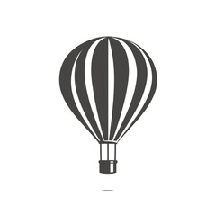 Obraz premium Graphic illustration of an isolated hot air balloon icon for diverse design use