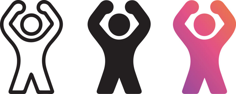 modern Motivational Confidence Icon