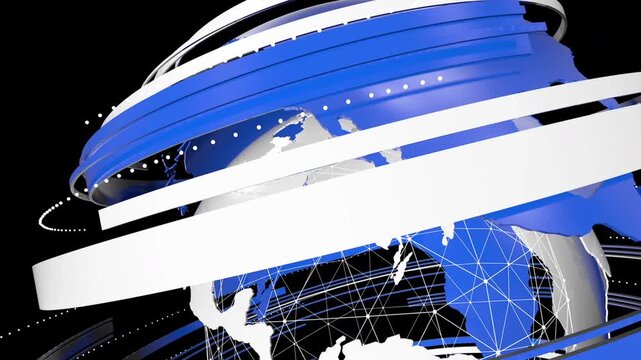 Dynamic news intro template for television and online media outlets to engage audiences with breaking news and updates