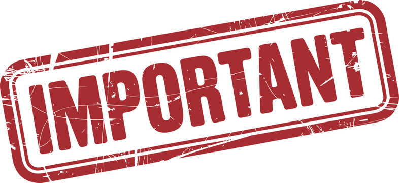 Important rubber stamp icon