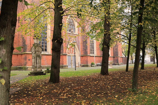 Blick in die Altstadt von Sendenhorst in Nordrhein-Westfalen	