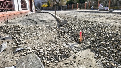 Remont nawierzchni ulicy © WalDec