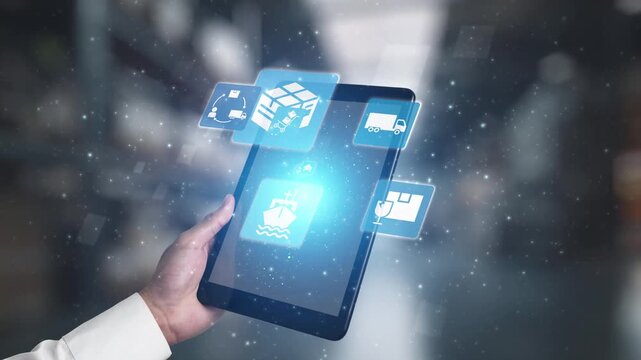 Goods delivery tracking icons show shipping, goods delivery routes, and logistics monitoring. Goods delivery tracking ensures timely goods delivery, secure handling, and accurate tracking. Gist