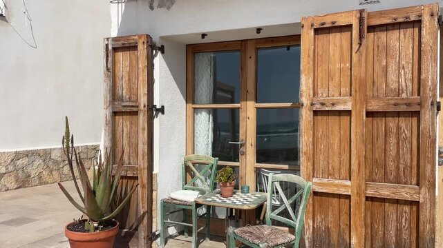 Outside sitting area in the Altafulla town