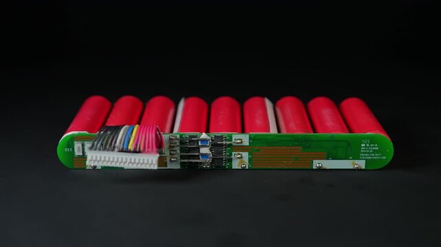 Sorting used batteries for recycling and reuse. Environmental protection and conservation. Safety and sustainability of electronic waste disposing process