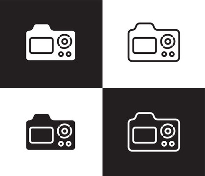 nanosensor icon. Outline and filled nanosensor icon from technology collection. Thin line and Solid vectors isolated on black, white background. Editable nanosensor symbol