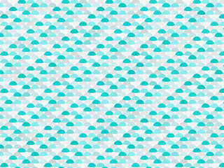 Decorative Semicircle Scale Pattern Trendy Fashion Texture © iushakovsky