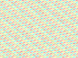 Fish Scale Mermaid Pattern Colorful Abstract Background Vector © iushakovsky