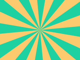 Obraz premium Radial Starburst Vintage Stripes Bold Graphic Backdrop
