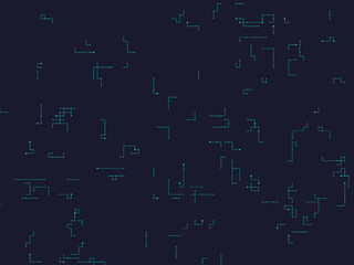 Fototapeta premium Circuit Network Grid Modern Electronic Pattern Wallpaper
