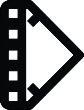 1167 film splicer tool with blades and tape roll line art vector illustration on transparent background