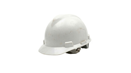 Fototapeta premium White Hard Hat Safety Equipment Object Isolated